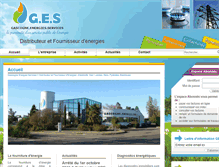 Tablet Screenshot of gascogne-energies-services.com